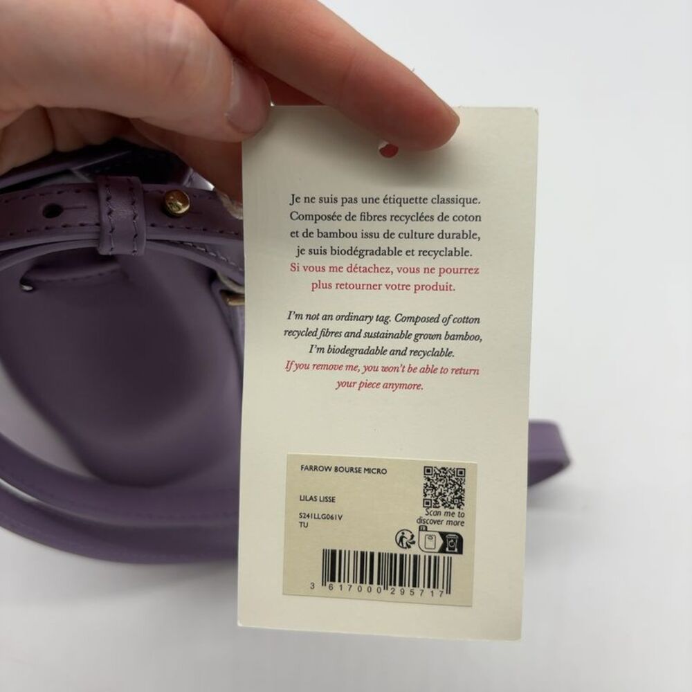 Sezane Micro Bag in Lilac - Picture 5 of 5